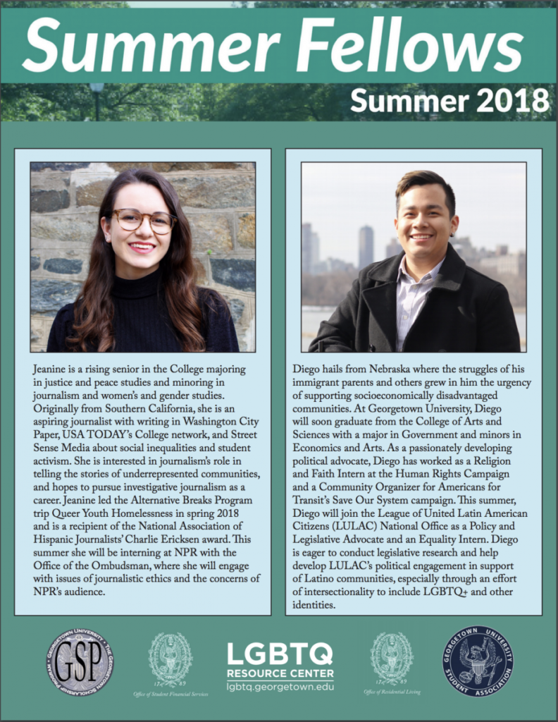 Summer Fellows 2018
